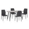 ΣΕΤ ΤΡΑΠΕΖΑΡΙΑΣ 5ΤΜΧ RAVEN HM10743 ΚΕΡΑΜΙΚΟ TOP ΓΚΡΙ ΜΑΡΜΑΡΟ--ΓΚΡΙ ΥΦΑΣΜΑ