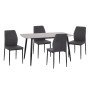 ΣΕΤ ΤΡΑΠΕΖΑΡΙΑΣ 5ΤΜΧ RAVEN HM10743 ΚΕΡΑΜΙΚΟ TOP ΓΚΡΙ ΜΑΡΜΑΡΟ--ΓΚΡΙ ΥΦΑΣΜΑ