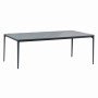 ΤΡΑΠΕΖΙ ΤΡΑΠΕΖΑΡΙΑΣ STAD HM6557.01 ΓΚΡΙ ΑΛΟΥΜΙΝΙΟ & SINTERED STONE TOP 180x90x74Υεκ