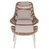ΠΟΛΥΘΡΟΝΑ LOUNGE ΜΕ ΥΠΟΠΟΔΙΟ REMVAZZO HM6561.02 ΑΛΟΥΜΙΝΙΟ ΜΠΕΖ--WICKER 90x85x96Υεκ