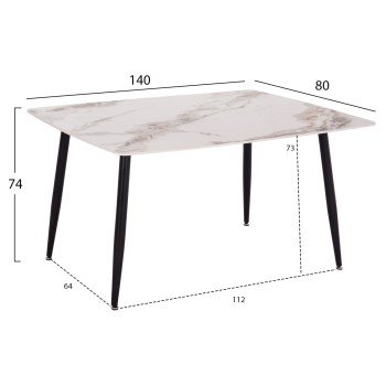 ΤΡΑΠΕΖΙ RAVEN HM18149.04 ΚΕΡΑΜΙΚΟ TOP ΜΕ ΟΨΗ ΛΕΥΚΟ/ΚΑΦΕ ΜΑΡΜΑΡΟ 140x80x74Υεκ. ΤΡΑΠΕΖΙ RAVEN HM18149.04 ΚΕΡΑΜΙΚΟ TOP ΜΕ ΟΨΗ ΛΕΥΚΟ/ΚΑΦΕ ΜΑΡΜΑΡΟ 140x80x74Υεκ.