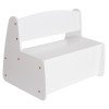 ΠΑΓΚΑΚΙ ΠΑΙΔΙΚΟ ΜΕ ΑΠΟΘ.ΧΩΡΟ RICKI HM18342.03 MDF & ΚΟΝΤΡΑΠΛΑΚΕ ΛΕΥΚΟ 63x43x47Υεκ