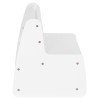 ΠΑΓΚΑΚΙ ΠΑΙΔΙΚΟ ΜΕ ΑΠΟΘ.ΧΩΡΟ RICKI HM18342.03 MDF & ΚΟΝΤΡΑΠΛΑΚΕ ΛΕΥΚΟ 63x43x47Υεκ