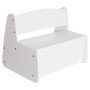 ΠΑΓΚΑΚΙ ΠΑΙΔΙΚΟ ΜΕ ΑΠΟΘ.ΧΩΡΟ RICKI HM18342.03 MDF & ΚΟΝΤΡΑΠΛΑΚΕ ΛΕΥΚΟ 63x43x47Υεκ
