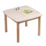 ΤΡΑΠΕΖΑΚΙ ΠΑΙΔΙΚΟ ΜΕ ΑΠΟΘ.ΧΩΡΟΥΣ RICKI HM18339.01 MDF & ΣΥΜΗΔΑ ΣΕ ΦΥΣΙΚΟ 65x65x47Υεκ