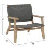 ΠΟΛΥΘΡΟΝΑ LOUNGE MONTER HM6241.02 ΞΥΛΟ ΑΚΑΚΙΑΣ ΦΥΣΙΚΟ-ΣΧΟΙΝΙ ΓΚΡΙ 63.5x60x69Υεκ