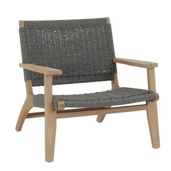 ΠΟΛΥΘΡΟΝΑ LOUNGE MONTER HM6241.02 ΞΥΛΟ ΑΚΑΚΙΑΣ ΦΥΣΙΚΟ-ΣΧΟΙΝΙ ΓΚΡΙ 63.5x60x69Υεκ