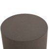 ΤΡΑΠΕΖΙ ΒΟΗΘΗΤΙΚΟ FIBER CEMENT ΣΤΡΟΓΓΥΛΟ KYOKO HM6592.01 ΓΚΡΙ Φ40x43Υεκ.