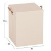 ΣΚΑΜΠΟ ΤΕΤΡΑΓΩΝΟ FIBER CEMENT ΜΕ ΧΕΡΟΥΛΙΑ ZAK HM6581.02 ΣΕ ΜΠΕΖ 36x36x45,5Υεκ