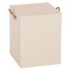 ΣΚΑΜΠΟ ΤΕΤΡΑΓΩΝΟ FIBER CEMENT ΜΕ ΧΕΡΟΥΛΙΑ ZAK HM6581.02 ΣΕ ΜΠΕΖ 36x36x45,5Υεκ