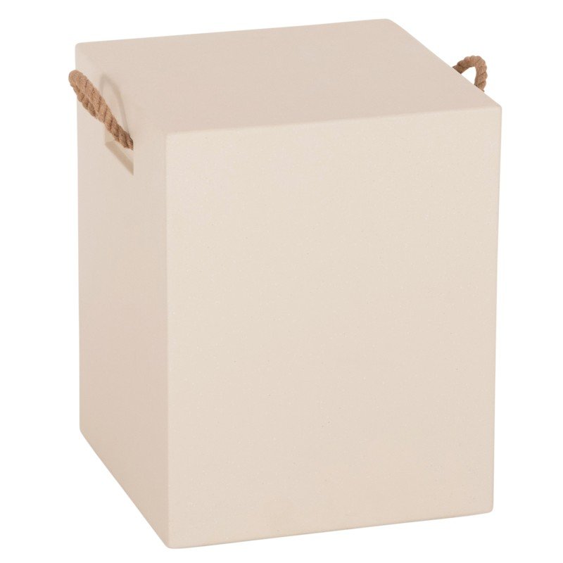 ΣΚΑΜΠΟ ΤΕΤΡΑΓΩΝΟ FIBER CEMENT ΜΕ ΧΕΡΟΥΛΙΑ ZAK HM6581.02 ΣΕ ΜΠΕΖ 36x36x45,5Υεκ