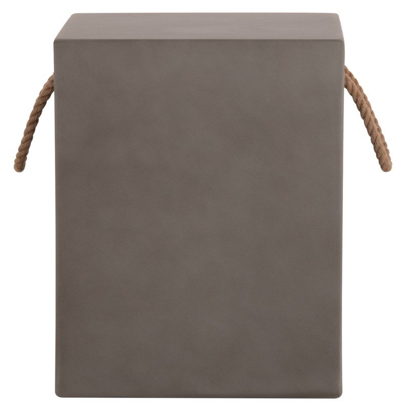ΣΚΑΜΠΟ ΤΕΤΡΑΓΩΝΟ FIBER CEMENT ΜΕ ΧΕΡΟΥΛΙΑ ZAK HM6581.01 ΣΕ ΓΚΡΙ 36x36x45.5Υεκ