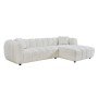 ΚΑΝΑΠΕΣ ΓΩΝΙΑ (ΔΕΞΙΑ) LYKKE HM3326.02R ΕΚΡΟΥ ΥΦΑΣΜΑ 280x89-165(η γωνία)x70Υεκ