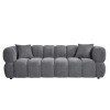 ΚΑΝΑΠΕΣ 3-ΘΕΣΙΟΣ NORIKA HM3331.01 ΓΚΡΙ ΥΦΑΣΜΑ 220x88x85Υεκ.