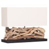 ΕΠΙΤΡΑΠΕΖΙΟ ΟΡΘΟΓΩΝΙΟ ΦΩΤΙΣΤΙΚΟ TWIGGY HM4432 DRIFTWOOD & ΛΕΥΚΟ ΚΑΠΕΛΟ 50x16,5x38Υεκ.