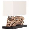 ΕΠΙΤΡΑΠΕΖΙΟ ΟΡΘΟΓΩΝΙΟ ΦΩΤΙΣΤΙΚΟ TWIGGY HM4432 DRIFTWOOD & ΛΕΥΚΟ ΚΑΠΕΛΟ 50x16,5x38Υεκ.