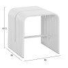 ΣΚΑΜΠΟ ΣΕΙΡΑ INTREPID HM6325.02 ΑΛΟΥΜΙΝΙΟ ΣΕ ΛΕΥΚΟ 40x38x42,5Yεκ.