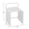 ΣΚΑΜΠΟ ΣΕΙΡΑ INTREPID HM6326.02 ΑΛΟΥΜΙΝΙΟ ΣΕ ΛΕΥΚΟ 40x38x55Υεκ.
