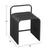 ΣΚΑΜΠΟ ΣΕΙΡΑ INTREPID HM6326.01 ΑΛΟΥΜΙΝΙΟ ΣΕ ΜΑΥΡΟ 40x38x55Υεκ.