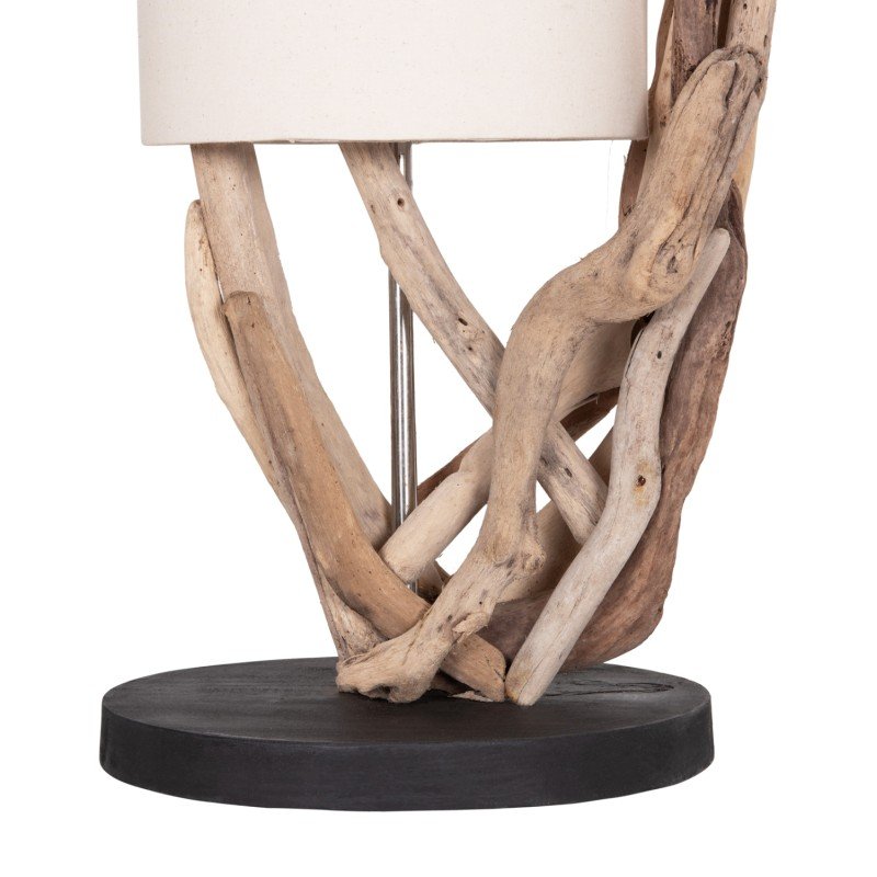 ΕΠΙΤΡΑΠΕΖΙΟ ΦΩΤΙΣΤΙΚΟ BRAMBLE HM4873 DRIFTWOOD & ΛΕΥΚΟ ΚΑΠΕΛΟ Φ28x65Υεκ.