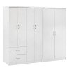 ΝΤΟΥΛΑΠΑ 6ΦΥΛΛΗ BLAKELY HM21235.05 ΜΕΛΑΜΙΝΗ ΧΡΩΜΑ ΛΕΥΚΟ 201x43x181Υεκ