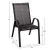 ΣΕΤ ΤΡΑΠΕΖΑΡΙΑΣ 5ΤΜΧ ADAM HM10896.03 ΤΡΑΠΕΖΙ 120x70εκ & 4 ΠΟΛΥΘΡΟΝΕΣ--ΜΑΥΡΟ