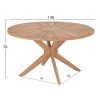 ΣΕΤ ΤΡΑΠΕΖΑΡΙΑΣ ΕΞ.ΧΩΡΟΥ 5ΤΜΧ CORTEN HM10909 ΞΥΛΟ ΑΚΑΚΙΑΣ & ΣΧΟΙΝΙ--ΦΥΣΙΚΟ