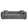 ΚΑΝΑΠΕΣ 3-ΘΕΣΙΟΣ LYKKE HM3323.01 ΓΚΡΙ ΥΦΑΣΜΑ 229x89x70Υεκ