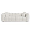 ΚΑΝΑΠΕΣ 3-ΘΕΣΙΟΣ LYKKE HM3323.02 ΕΚΡΟΥ ΥΦΑΣΜΑ 229x89x70Υεκ