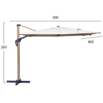 ΟΜΠΡΕΛΑ JAVANTE HM6620.02 HEAT TRANSFER ΑΛΟΥΜ.--ΜΠΕΖ ΠΑΝΙ 300x400x263Yεκ