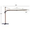 ΕΠΑΓΓΕΛΜΑΤΙΚΗ ΟΜΠΡΕΛΑ JAVANTE HM6621.02 HEAT TRANSFER ΑΛΟΥΜ.--ΜΠΕΖ ΠΑΝΙ 400x400x270Yεκ