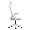 ΚΑΡΕΚΛΑ ΓΡΑΦΕΙΟΥ MATRON HM1226.02 ΛΕΥΚΟ PP--ΑΝΟΙΧΤΟ ΓΚΡΙ MESH 59x55x115Υεκ