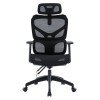 ΚΑΡΕΚΛΑ ΓΡΑΦΕΙΟΥ APEX HM1227.01 ΜΑΥΡO MESH & PP 70x66x113-130Υεκ