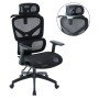 ΚΑΡΕΚΛΑ ΓΡΑΦΕΙΟΥ APEX HM1227.01 ΜΑΥΡO MESH & PP 70x66x113-130Υεκ