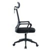 ΚΑΡΕΚΛΑ ΓΡΑΦΕΙΟΥ VELOCITY HM1229.01 ΜΑΥΡO MESH & PP 60x62x123Υεκ