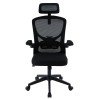 ΚΑΡΕΚΛΑ ΓΡΑΦΕΙΟΥ FLOATER HM1230.01 ΜΑΥΡO MESH & PP 62x62x115-125Υεκ