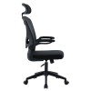 ΚΑΡΕΚΛΑ ΓΡΑΦΕΙΟΥ FLOATER HM1230.01 ΜΑΥΡO MESH & PP 62x62x115-125Υεκ