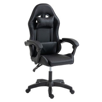 ΚΑΡΕΚΛΑ GAMING STRATUS HM1231.01 ΜΑΥΡΟ PVC--ΜΕ ΜΑΞIΛΑΡΑΚΙΑ ΜΕΣΗΣ/ΚΕΦΑΛΗΣ 60x59x117Υεκ
