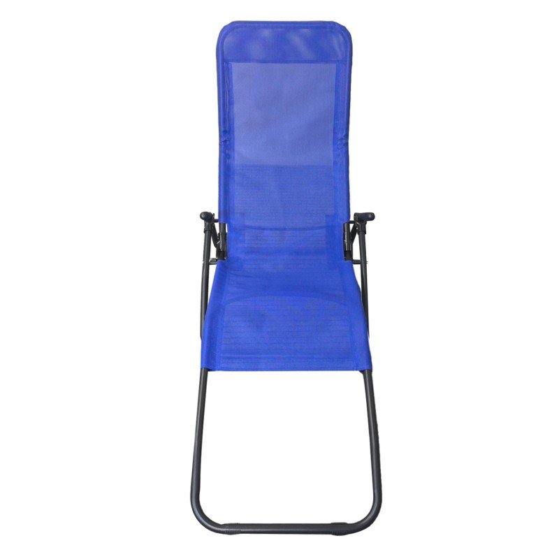ΞΑΠΛΩΣΤΡΑ ΚΟΥΝΙΣΤΗ SWINGSAND HM6553.05 ΜΠΛΕ TEXTILENE--ΜΑΥΡΟ ΜΕΤΑΛΛΟ 143x60x94Υεκ