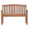 ΠΑΓΚΑΚΙ ΚΗΠΟΥ 2ΘΕΣΙΟ ELENA HM6651 ΞΥΛΟ TEAK--ΦΥΣΙΚΟ 120x60x95Υεκ.
