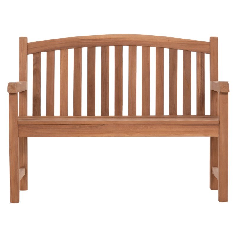 ΠΑΓΚΑΚΙ ΚΗΠΟΥ 2ΘΕΣΙΟ ELENA HM6651 ΞΥΛΟ TEAK--ΦΥΣΙΚΟ 120x60x95Υεκ.