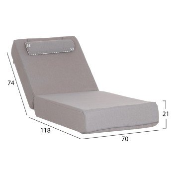 ΜΑΞΙΛΑΡΙ ΞΑΠΛΩΣΤΡΑΣ KIHEI HM21124 OLEFIN ΨΑΡΟΚΚΟΚΑΛΟ ΜΕ FOAM 195x70x21Υεκ