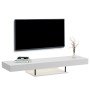 ΕΠΙΠΛΟ ΤΗΛΕΟΡΑΣΗΣ ΤΟΙΧΟΥ ME LED SAVOR HM18381.02 ΜΕΛΑΜΙΝΗ ΛΕΥΚΗ 150x29,5x22Υεκ