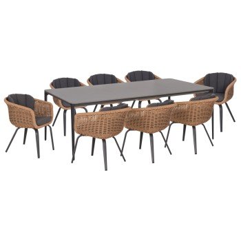 ΣΕΤ ΤΡΑΠΕΖΑΡΙΑΣ 9ΤΜΧ VICTUS HM10864.01 ΓΚΡΙ ΑΛΟΥΜ.-SINTERED STONE-OLEFIN--WICKER ΣΕΤ ΤΡΑΠΕΖΑΡΙΑΣ 9ΤΜΧ VICTUS HM10864.01 ΓΚΡΙ ΑΛΟΥΜ.-SINTERED STONE-OLEFIN--WICKER