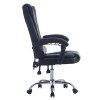 ΚΑΡΕΚΛΑ ΓΡΑΦΕΙΟΥ ΔΙΕΥΘΥΝΤΙΚΗ KYRON HM1221.01 ΜΑΥΡO PU--ΒΑΣΗ ΧΡΩΜΙΟΥ 65x46x112Υεκ