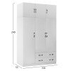 ΝΤΟΥΛΑΠΑ 3ΦΥΛΛΗ ΜΕ ΠΑΤΑΡΙ CARLY HM10891.05 ΜΕΛΑΜΙΝΗ ΣΕ ΛΕΥΚΟ 150X55Χ240Υεκ.