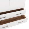ΝΤΟΥΛΑΠΑ 3ΦΥΛΛΗ ΜΕ ΠΑΤΑΡΙ CARLY HM10891.05 ΜΕΛΑΜΙΝΗ ΣΕ ΛΕΥΚΟ 150X55Χ240Υεκ.