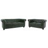 ΣΕΤ ΚΑΝΑΠΕΣ 2ΘΕΣΙΟΣ & 3ΘΕΣΙΟΣ HM10911.08 PU ΔΕΡΜΑ Τ.CHESTERFIELD ΚΥΠΑΡΙΣΣΙ