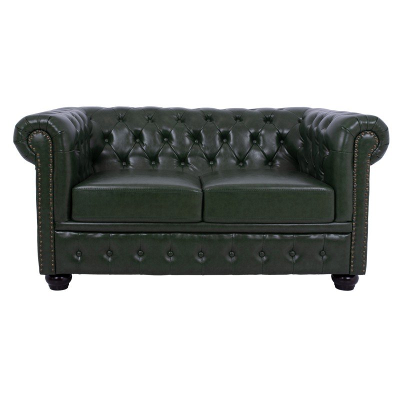 ΣΕΤ ΚΑΝΑΠΕΣ 2ΘΕΣΙΟΣ & 3ΘΕΣΙΟΣ HM10911.08 PU ΔΕΡΜΑ Τ.CHESTERFIELD ΚΥΠΑΡΙΣΣΙ