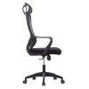ΚΑΡΕΚΛΑ ΓΡΑΦΕΙΟΥ ELVAR HM1219.01 ΜΑΥΡO MESH--ΒΑΣΗ ΠΟΛΥΠΡΟΠΥΛΕΝΙΟΥ 63x56x125Υεκ